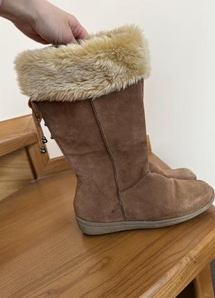 Замшеві демісезонні чоботи hobos