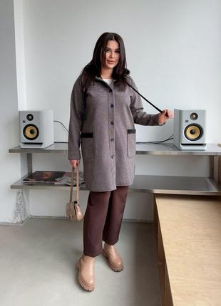 Теплый кардиган на пуговицах из кашемира на велюре