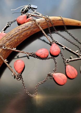 J.jill bamboo брендове кольє, 88см, америка