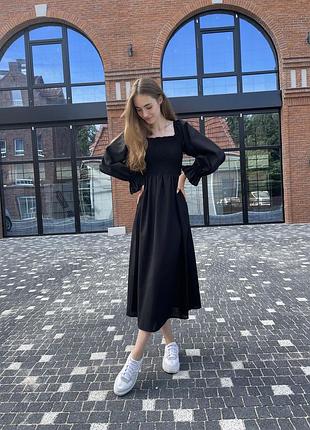 Платье льняное 2