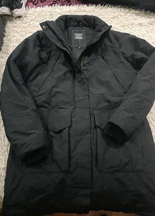 Стильная удлиненная спортивная парка куртка унисекс от итальянского бренда cmp, made in иtaly