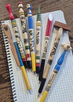 Сувенирные ручки, деревянная ручка