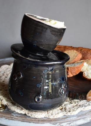 Французька маслянка, керамічна маслянка