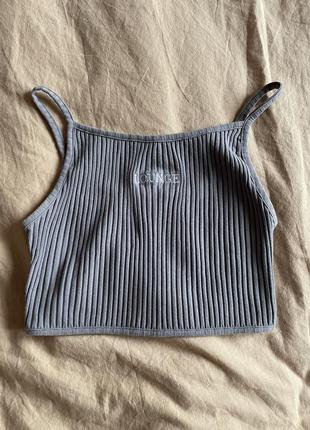 Топ lounge в рубчик бавовна