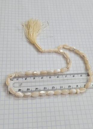 Чотки з намистин натурального перламутра, баламути.