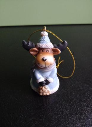 Статуетка оленя, декор, іграшка, керамiка, польща
