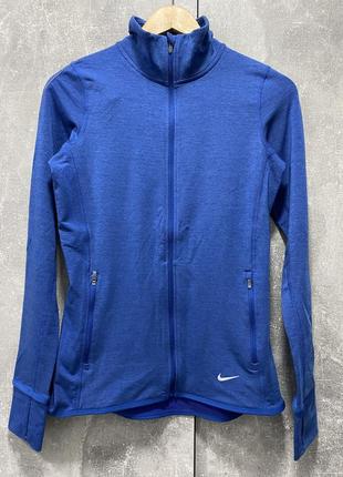 Женская кофта, лонгслив nike running dri-fit размер s беговая кофта