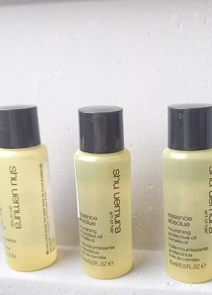 Поживна олійка для волосся shu uemura essence absolue, мініатюра, 15 мл