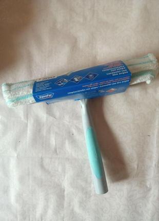 Скребок - насадка для мытья окон стеклоочиститель aquapur+ 2 мопа 8350