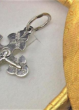 Крестик серебро 925 проба 1.26 грамма