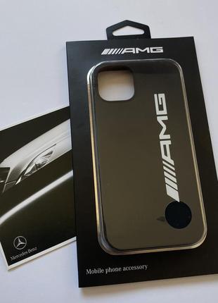 Чехол накладка на айфон 13 amg mercedes benz оригинал