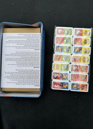 Настольная игра spin master домино: щенковый патруль sm98408/6033087 повреждена упаковка