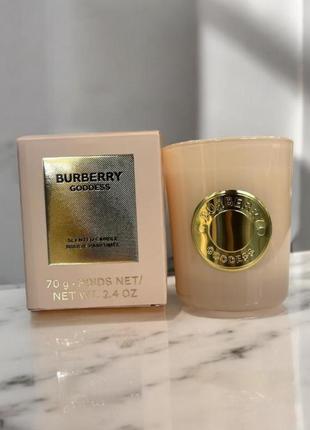 Свеча парфюмированная burberry goddess intense,оригинал 70г