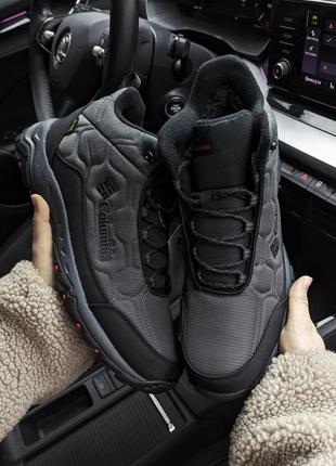 Зимние мужские ботинки columbia серые (47 - 50 big size)