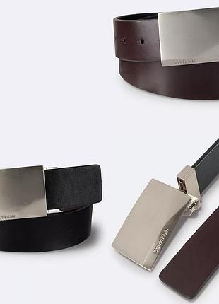 Мужской ремень calvin klein, кожаный ремень calvin klein