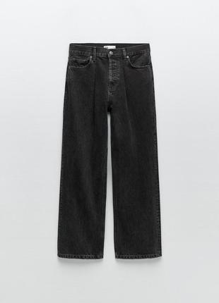 Zara джинсы в стиле 80