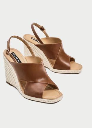 Босоніжки еспадрильї zara