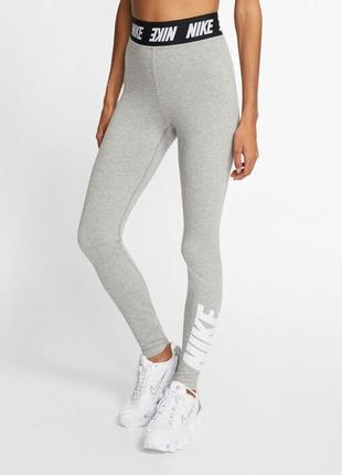 Лосины nike Women pro dri fit лосины спортивные повседневные серые трикотажные хлопковые леггинсы
