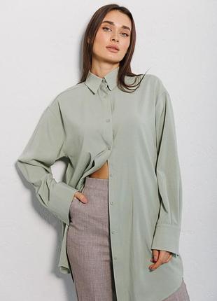Акция длинная рубашка oversize 6