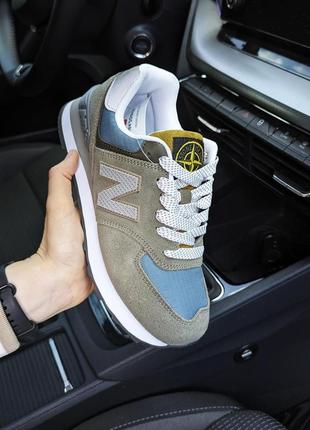 Кроссовки new balance 574 legacy stone island (new)