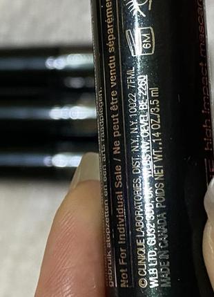 Обьем тушь до ресниц clinique оригинал