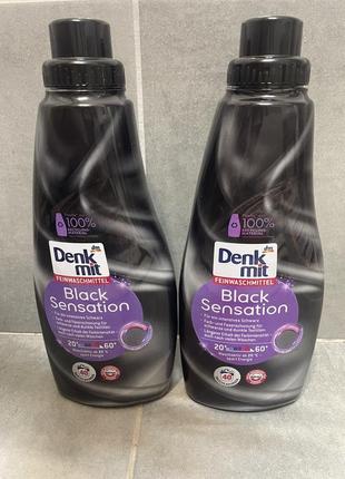 Гель для стирки denkmit black sensation, для черного, 40 стирок, 1 л.