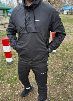 Мужской спортивный костюм из плащёвки nike анорак + штаны