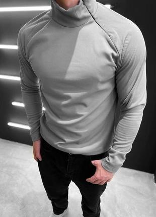 Мужской гольф, серый черный и джинс. туречки, m,l,xl,xxl,xxl
