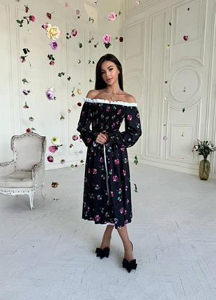 Трендова сукня міді 9