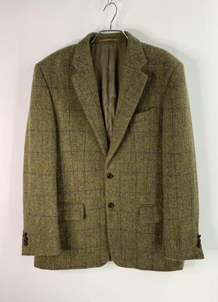 Harris tweed шерстяной пиджак