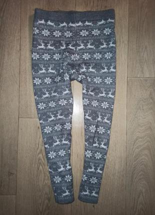 Тёплые лосины,р.4-5 лет