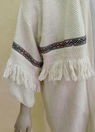 Кардиган накидка кофта котон 3