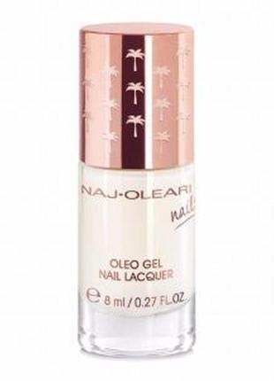 Гель лак naj-oleari oleo gel 02 bianco latte новый тестер без коробки