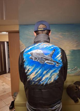 Вінтажна куртка щкіряна