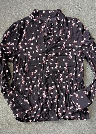 Блуза в цветочный принт