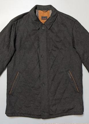 Чоловіча класична шерстяна куртка pierre cardin, франція розмір 58/ 3xl