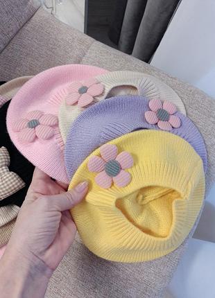 Дитячі берети, берет для дівчинки, дитячий беретик