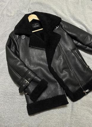Куртка/ дубленка авиатор stradivarius