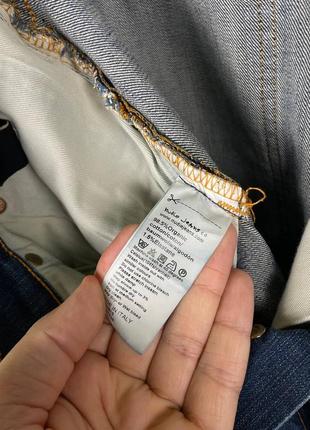 Мужские синие джинсы nudie jeans italy 34x327 фото