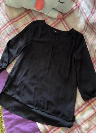 Чорна блуза блузка sport h&m