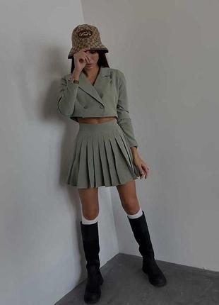 Костюм шорти спідниця