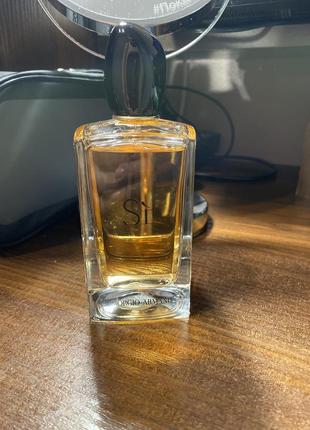 Парфюмированная вода giorgio armani - si