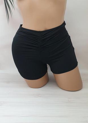 Женские купальные шорты однотонные 13-239