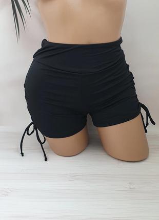 Женские купальные шорты однотонные 13-240