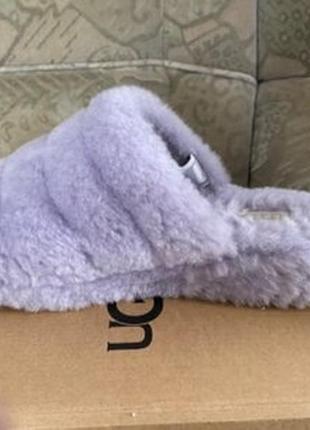 Сиреневые шлепанцы - босоножки ugg2 фото
