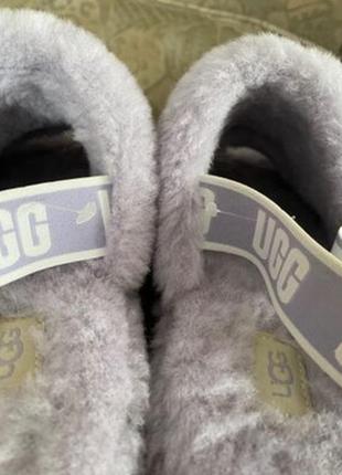 Сиреневые шлепанцы - босоножки ugg6 фото