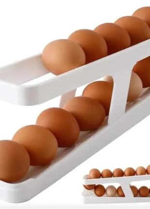 Контейнер для яиц egg pan · двухуровневый органайзер – подставка для хранения яиц в холодильнике