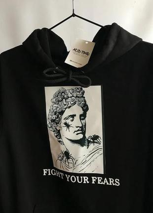 Худи с принтом давид