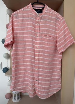 Лляна теніска angelo litrico, 80% льон