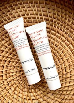 Сироватка для обличчя this works morning expert hyaluronic serum, 15 ml